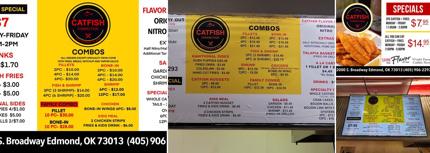 Catfish Connection Menu