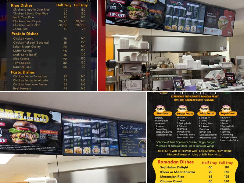 WINGEATS Menu