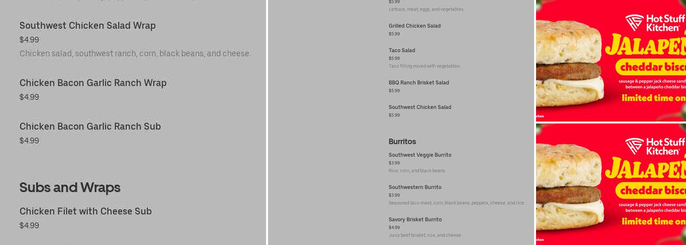 Hot Stuff Pizza / Chopz Menu