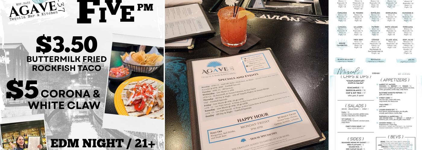 Agave 137 Tequila Bar & Kitchen Menu