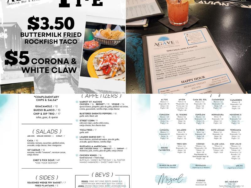 Agave 137 Tequila Bar & Kitchen Menu