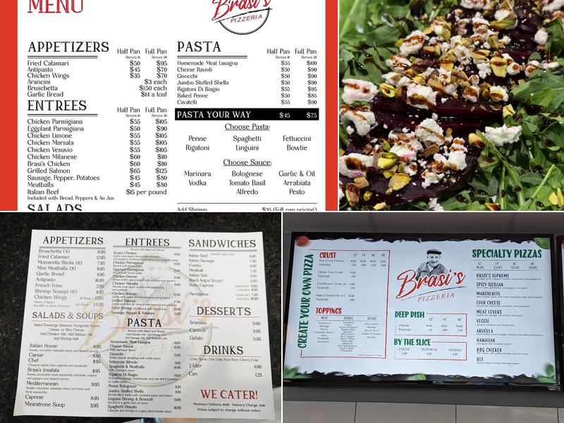 Brasi's Pizzeria Menu