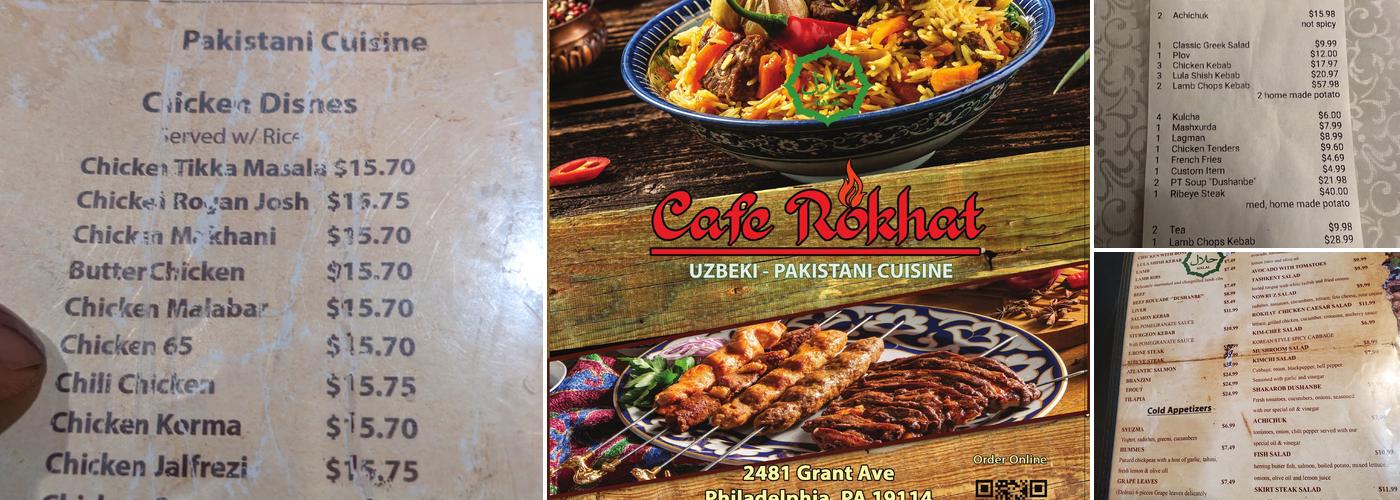 Café & Market Rokhat Menu