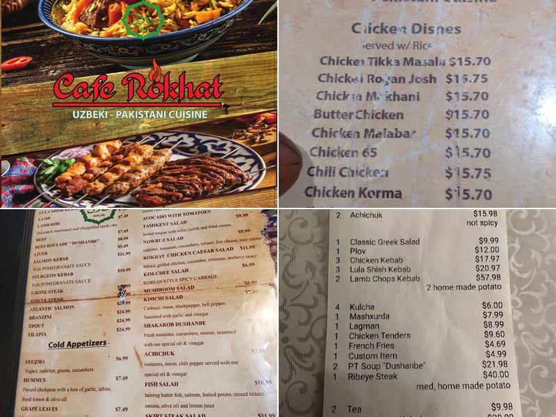 Café & Market Rokhat Menu
