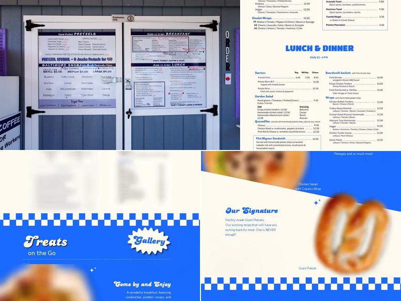 Treats On The Go Menu