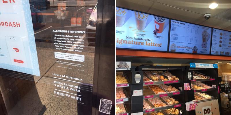 Dunkin' Menu
