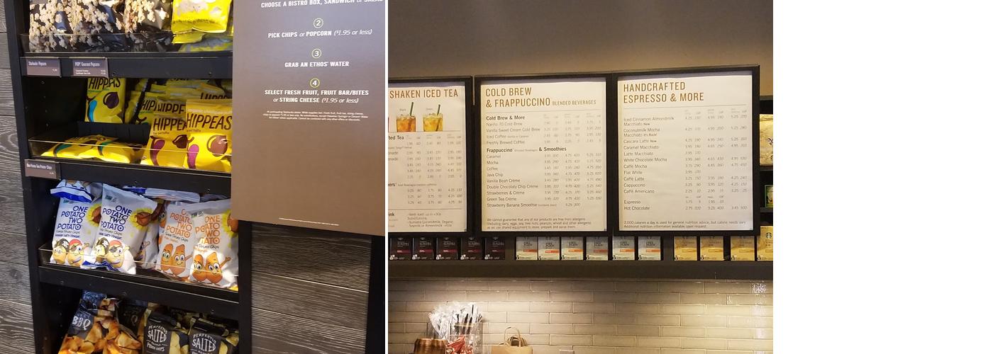 Starbucks Menu