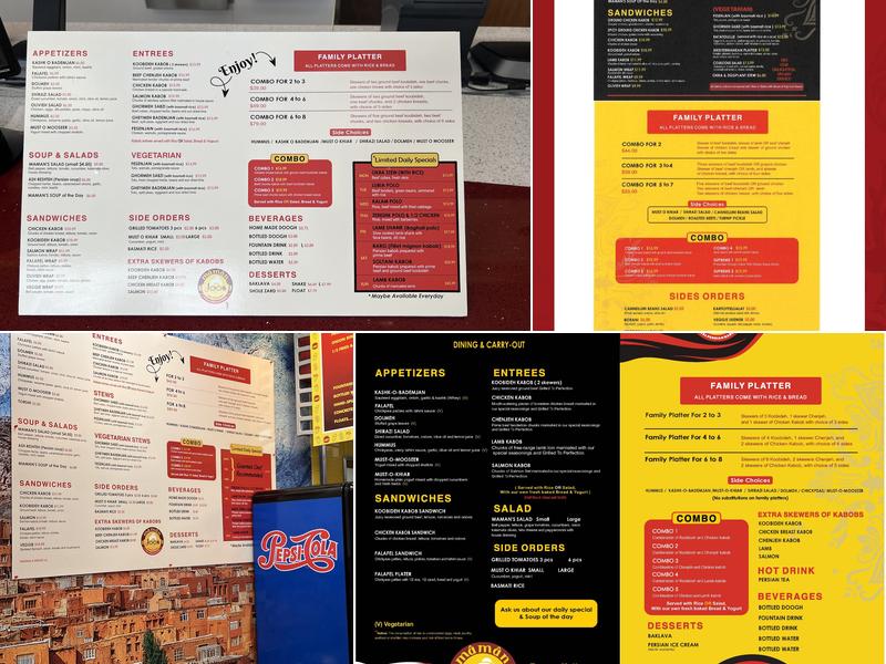 Maman Joon Kitchen Menu