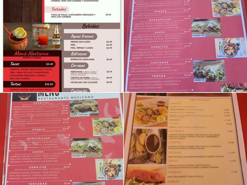 Carnitas El Guero Menu