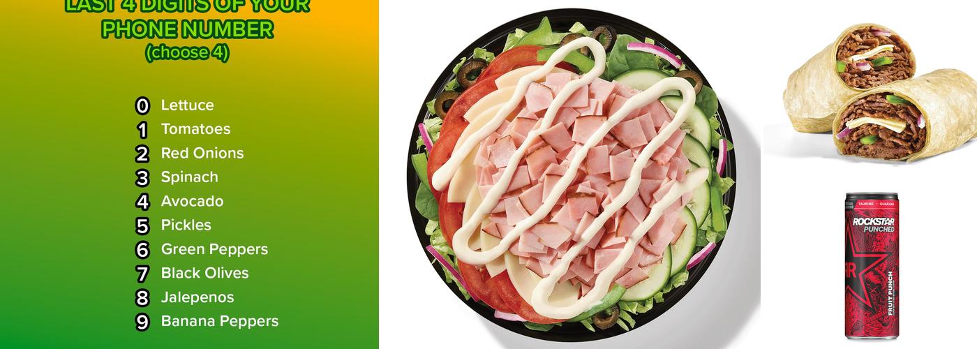 Subway Menu