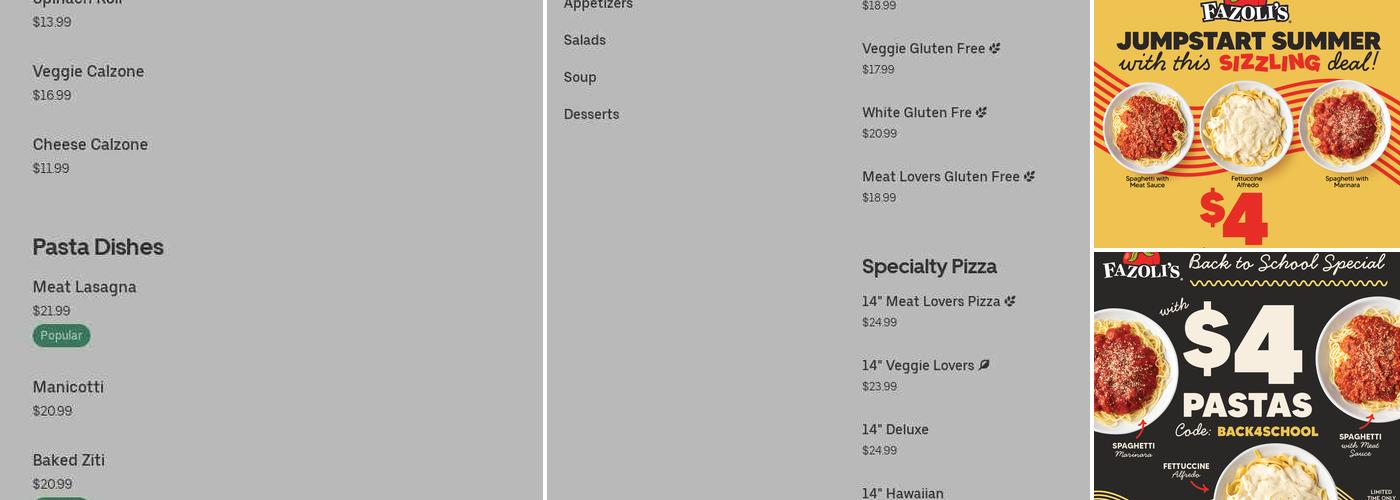 Wow Bao - (Inside Fazoli's) Menu