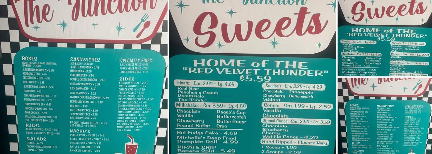 The Junction Drive-In Menu