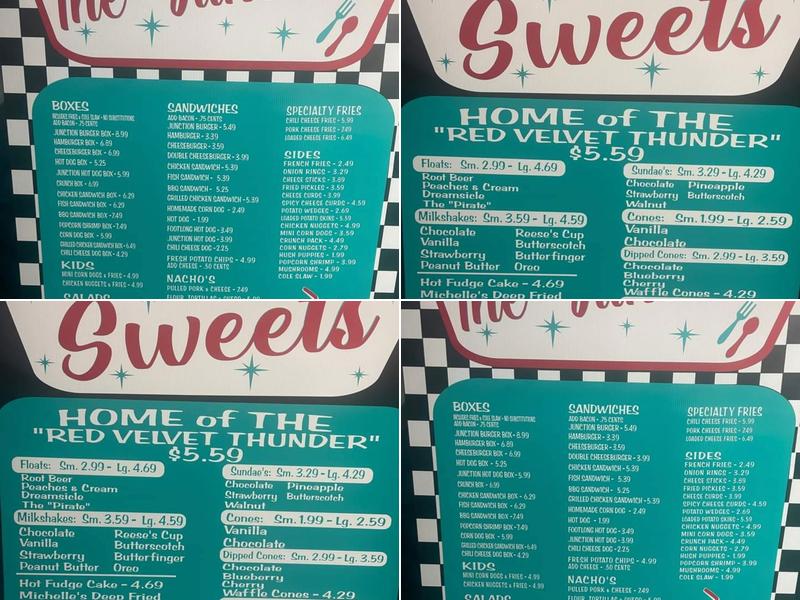 The Junction Drive-In Menu