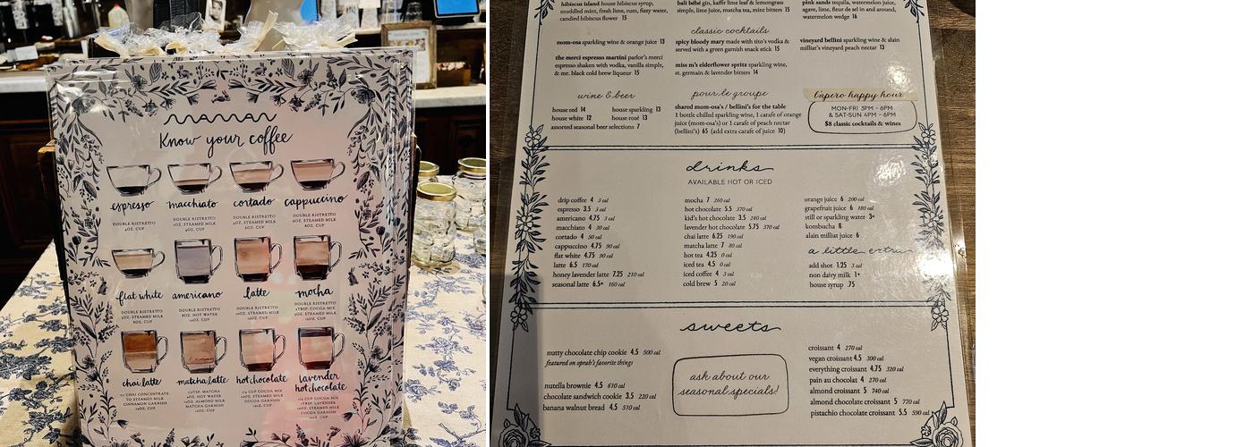 maman Menu