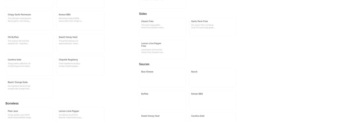 Wing SZN - Northeast Philly Menu