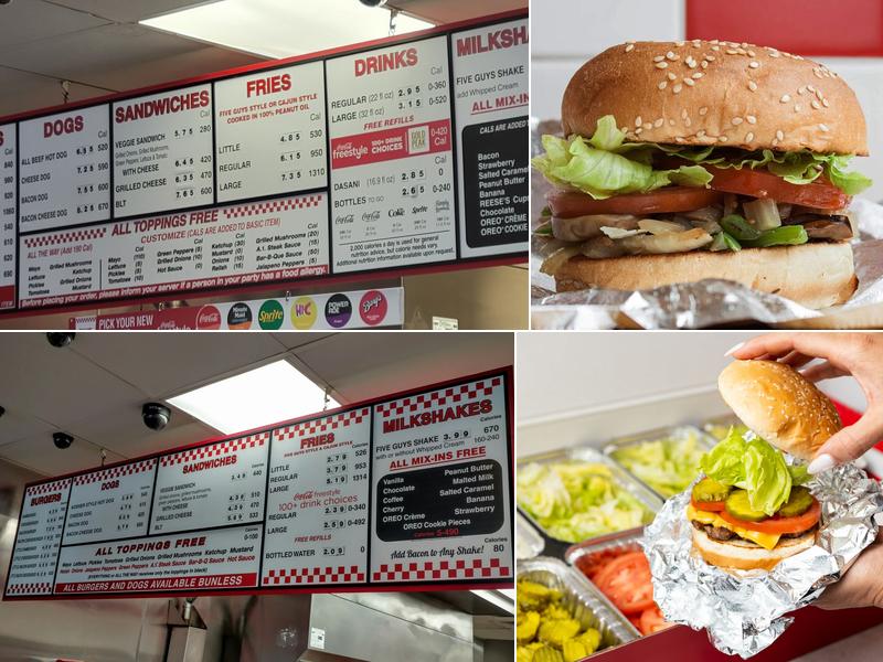 Five Guys Menu
