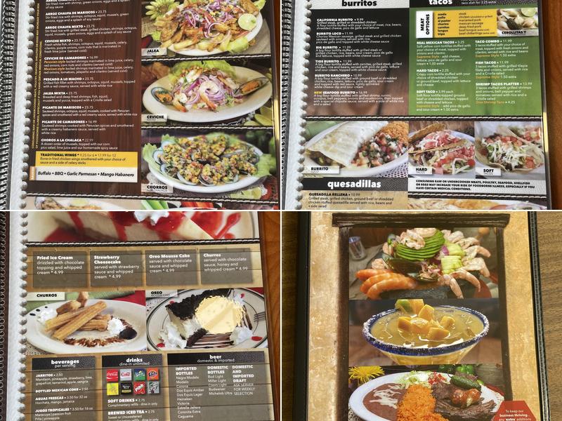 El Corcel mexican cuisine 3 Menu