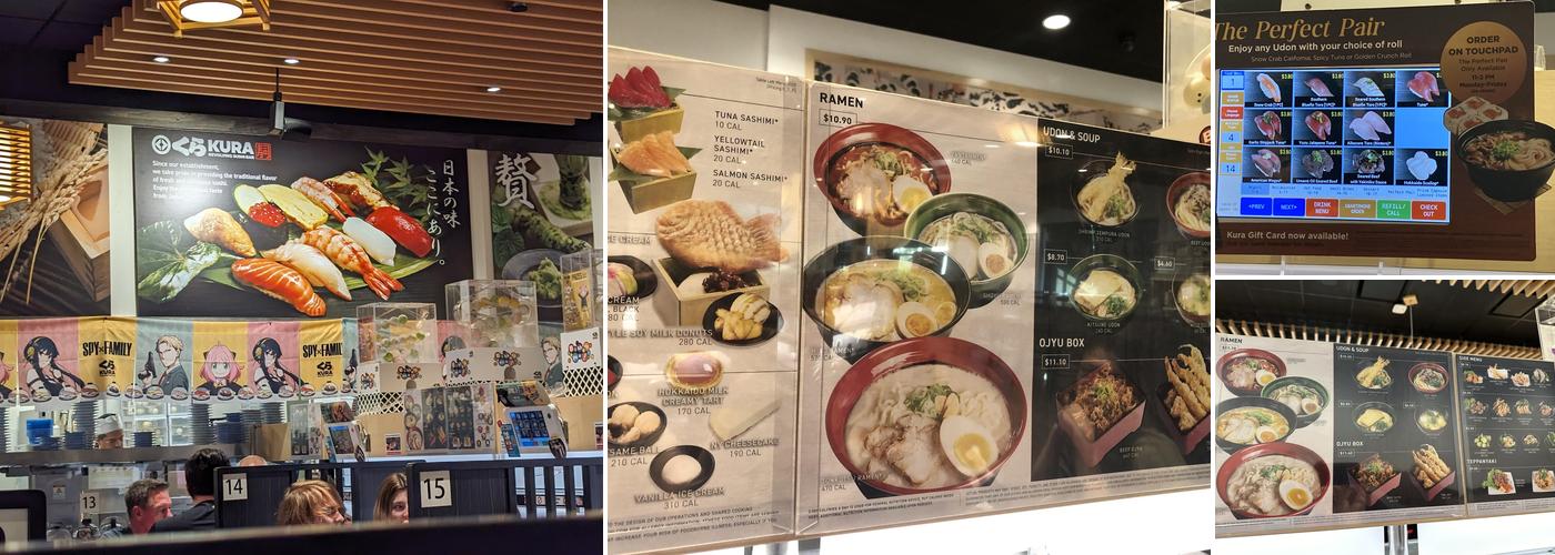 Kura Revolving Sushi Bar Menu