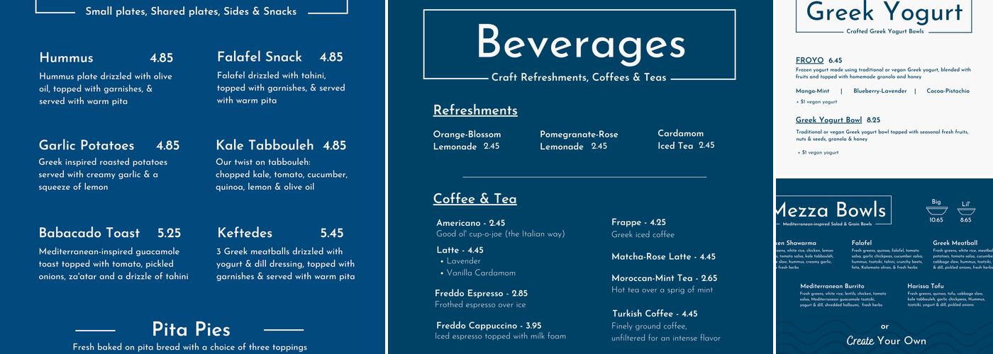 Simone's Kitchen ️✌️ Menu