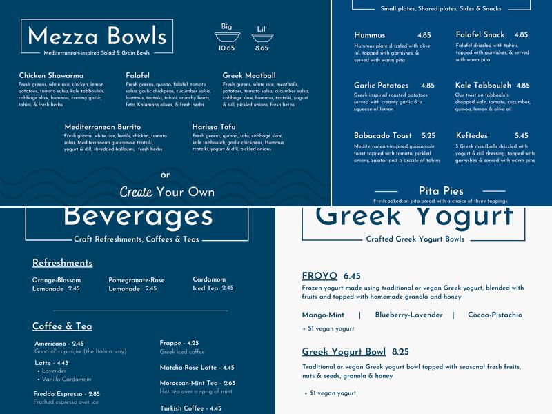 Simone's Kitchen ️✌️ Menu