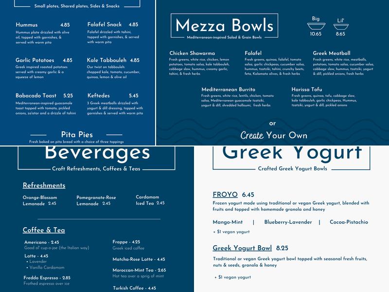 Simone's Kitchen ️✌️ Menu