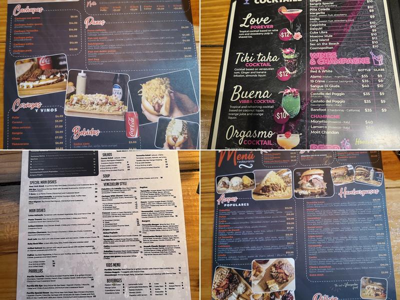 Ternerita Steakhouse Menu