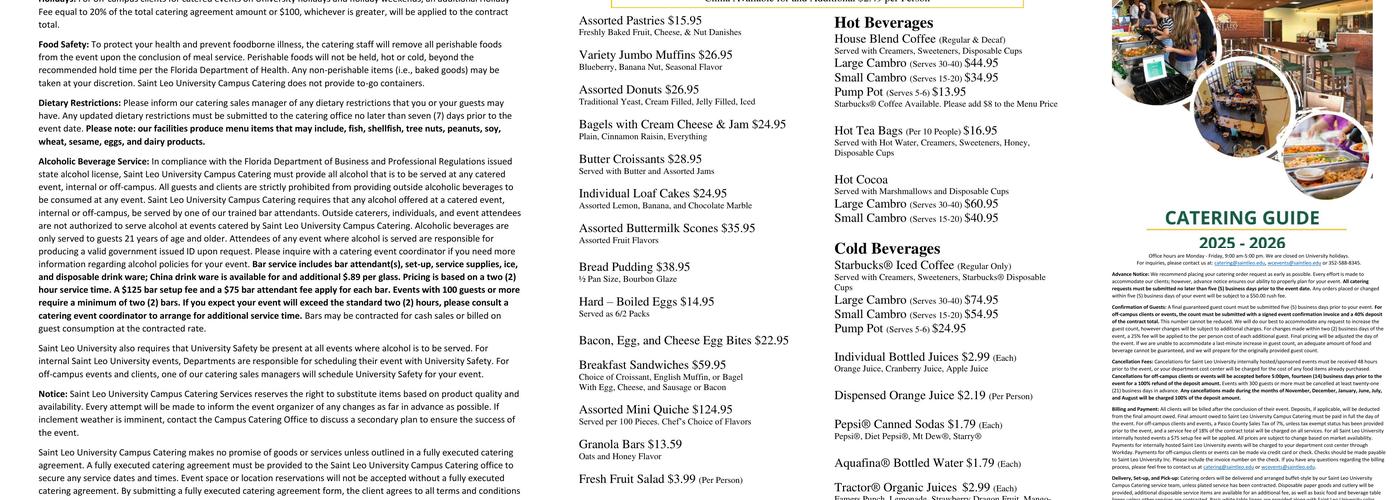 Café 36 Menu