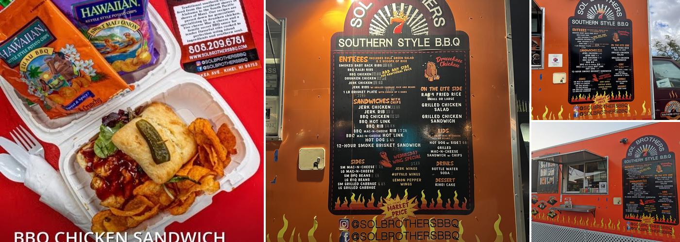 Sol Brothers Southern BBQ Menu