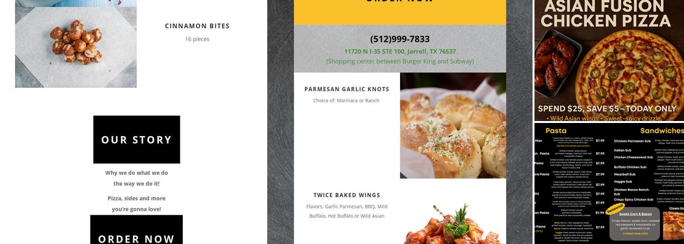 Pizza Pie Co Menu