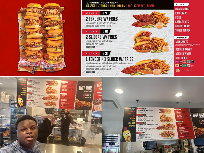 Dave's Hot Chicken Menu