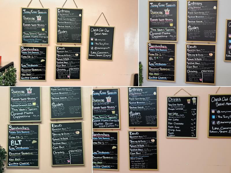 The Tasty Crave Menu