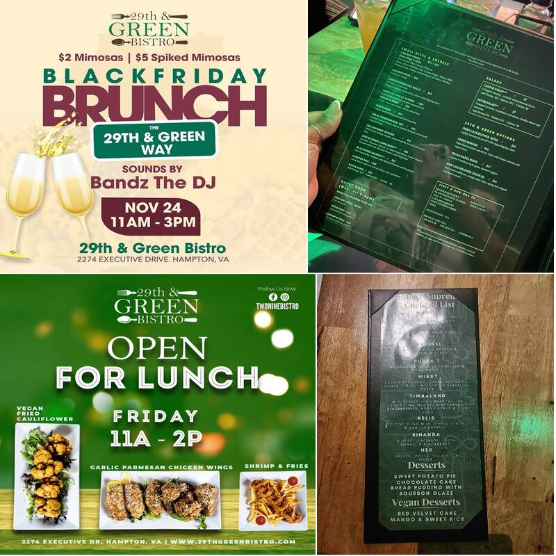 29th & Green Bistro, Hampton Menu, Reviews (198), Photos (32