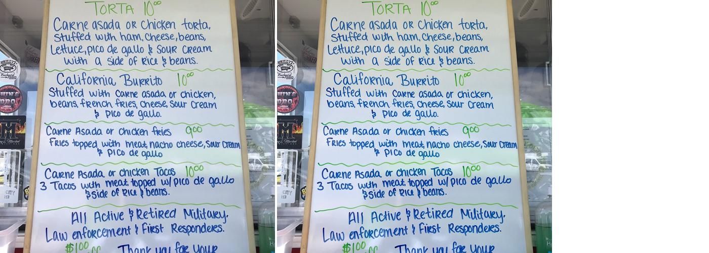 Butcher's Beef Pit Menu