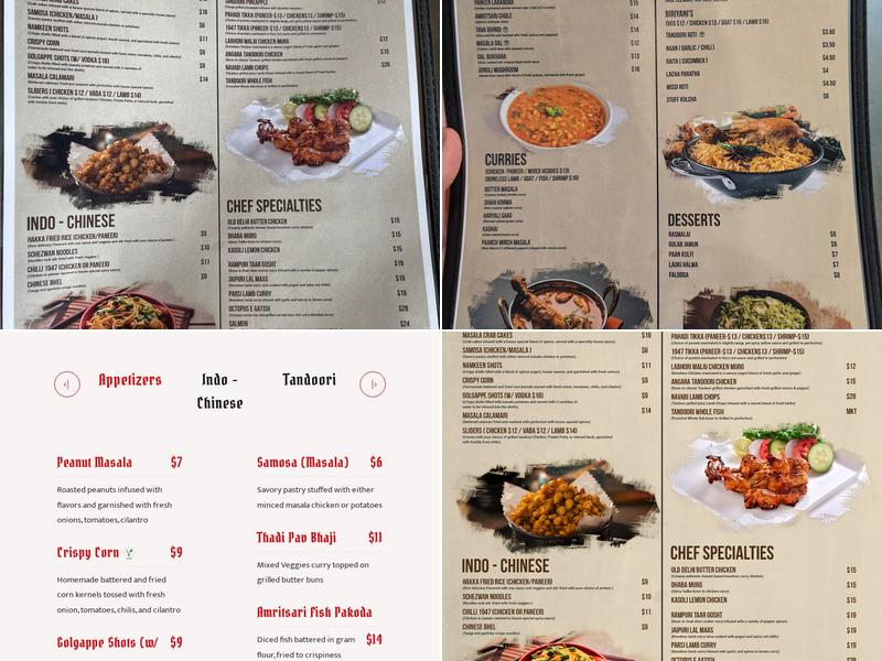 1947 Eatery & Lounge Menu