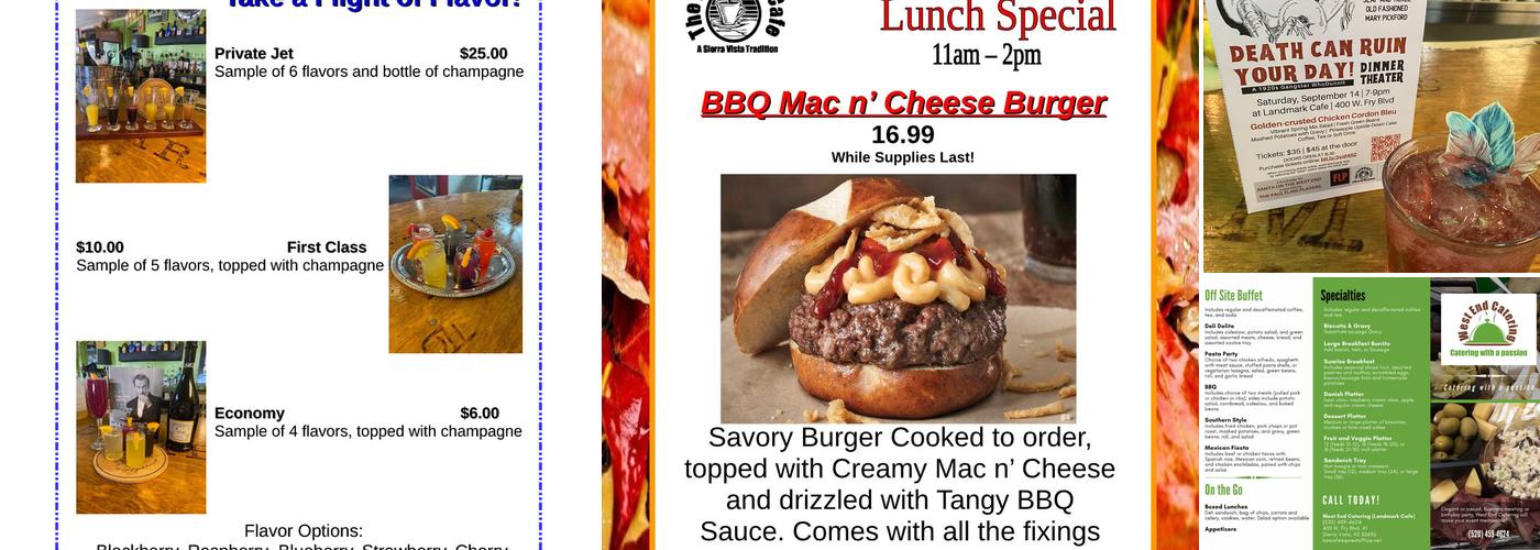 West End Catering @ Landmark Cafe Menu