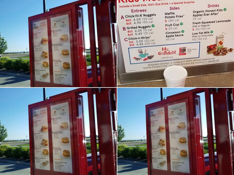 Chick-fil-A Menu