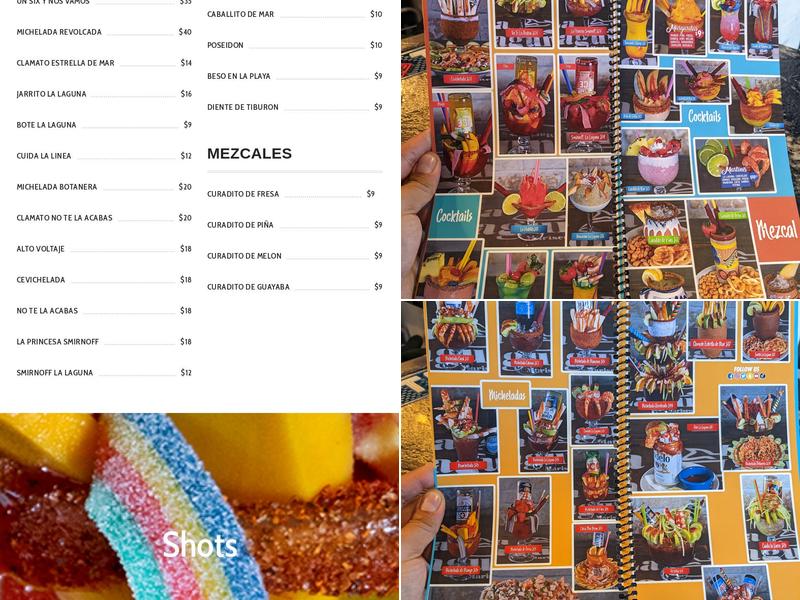 La Laguna Mariscos and Sushi Menu