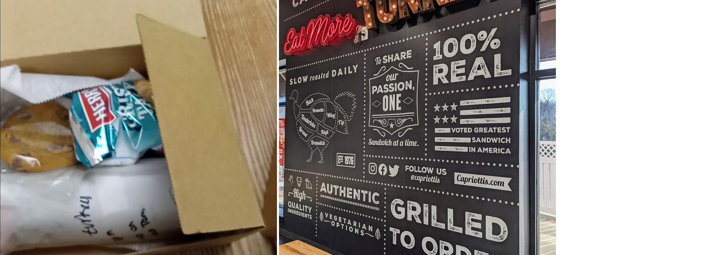 Capriotti's Sandwich Shop Menu