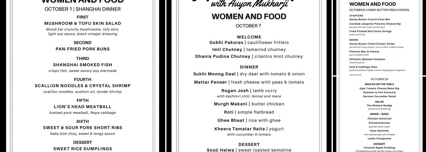 Seven Acre Dairy Company Menu