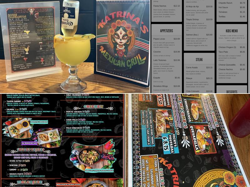 Katrina’s Mexican Grill Menu