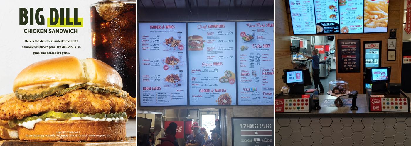 Slim Chickens Menu