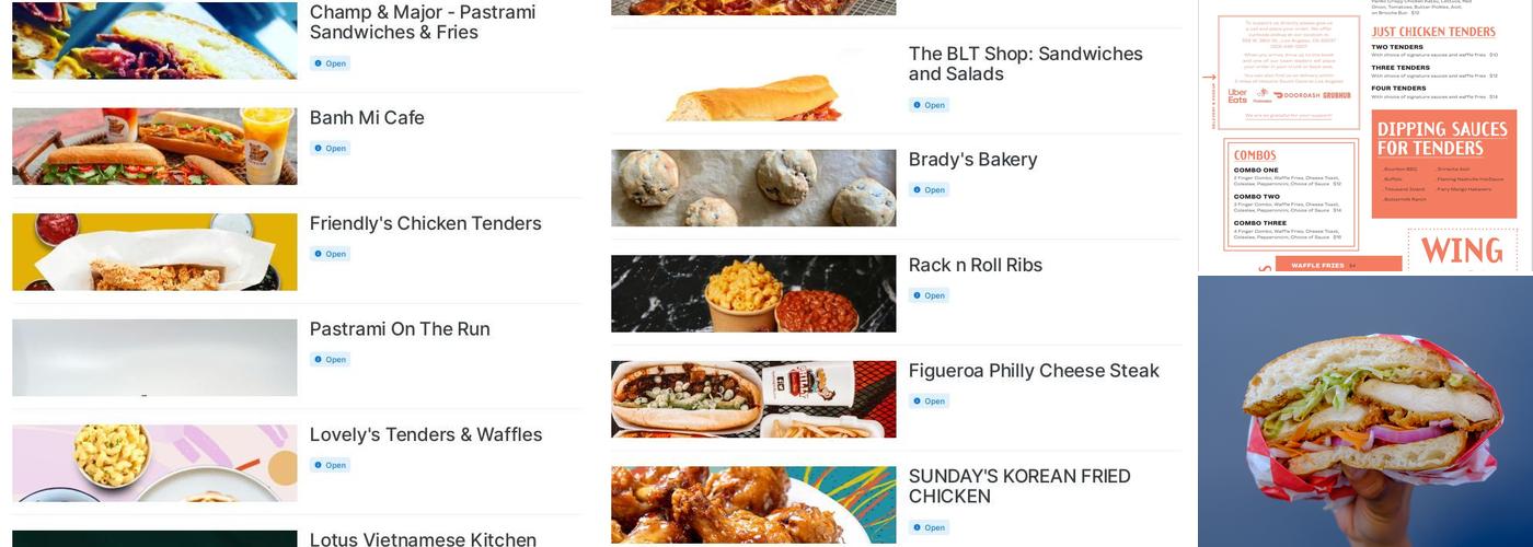Friendly's Chicken Tenders Menu