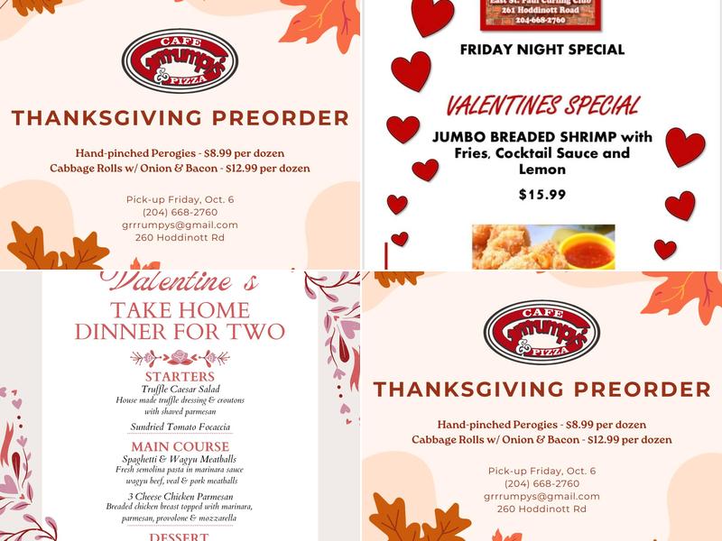 Grrrumpy's Cafe & Pizza Menu