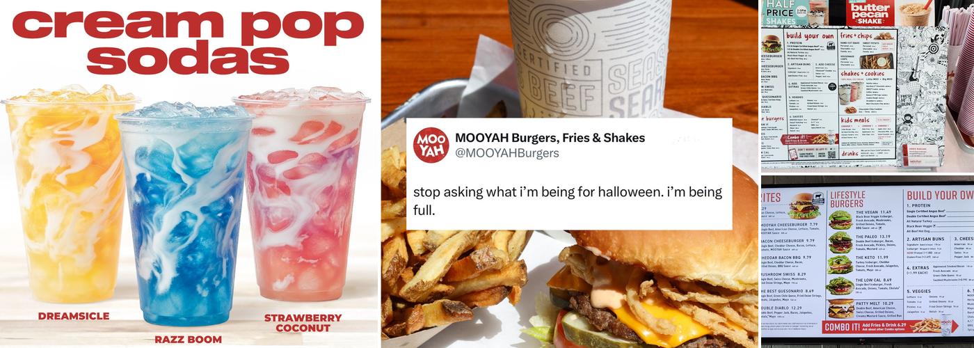 MOOYAH Burgers, Fries & Shakes Menu