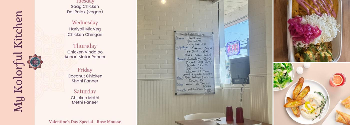 My Kolorful Kitchen Menu