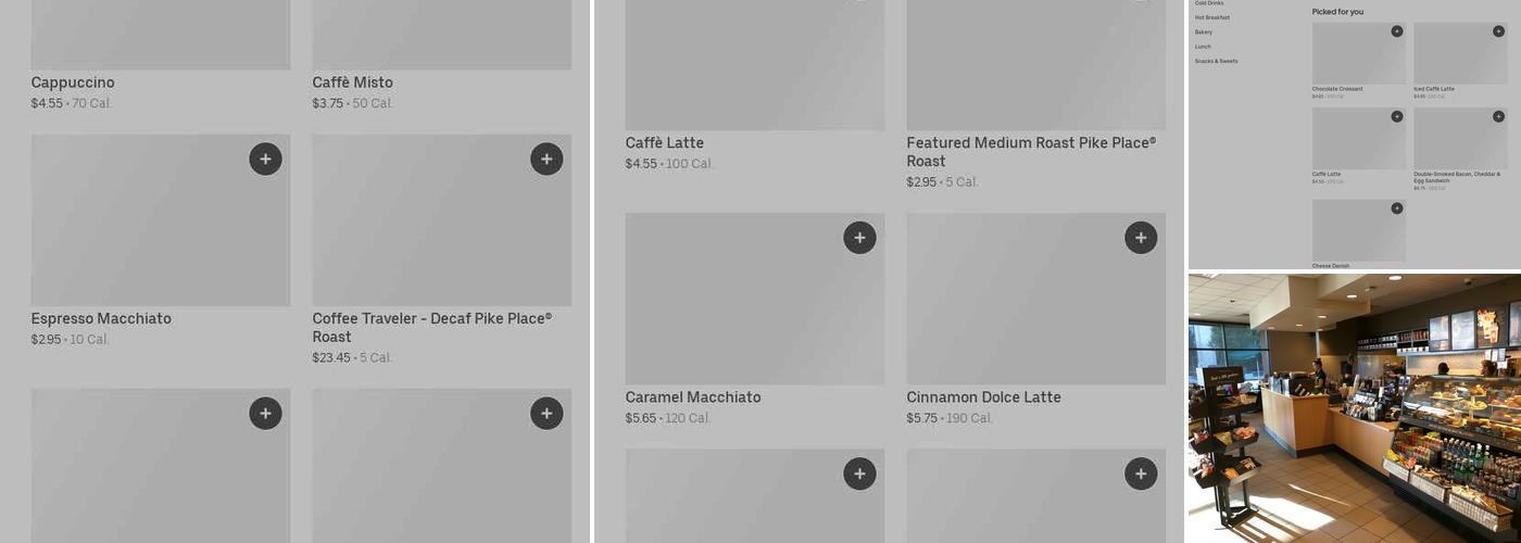 Starbucks Menu