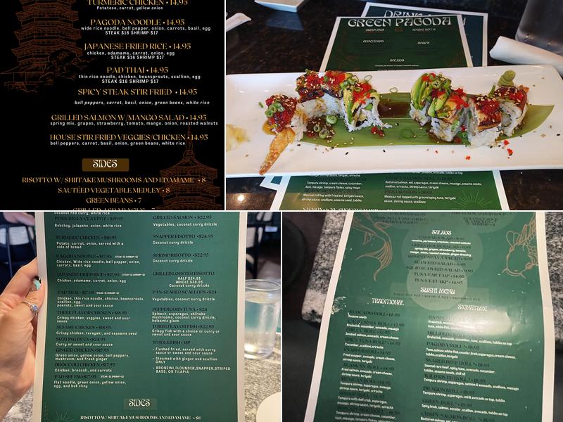 Green Pagoda Menu