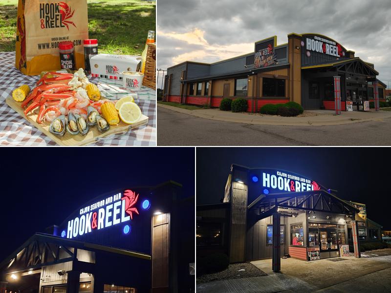 Hook & Reel Cajun Seafood & Bar 353 S Rock Rd, Wichita