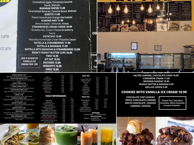 Aroma creperie & cafe Menu
