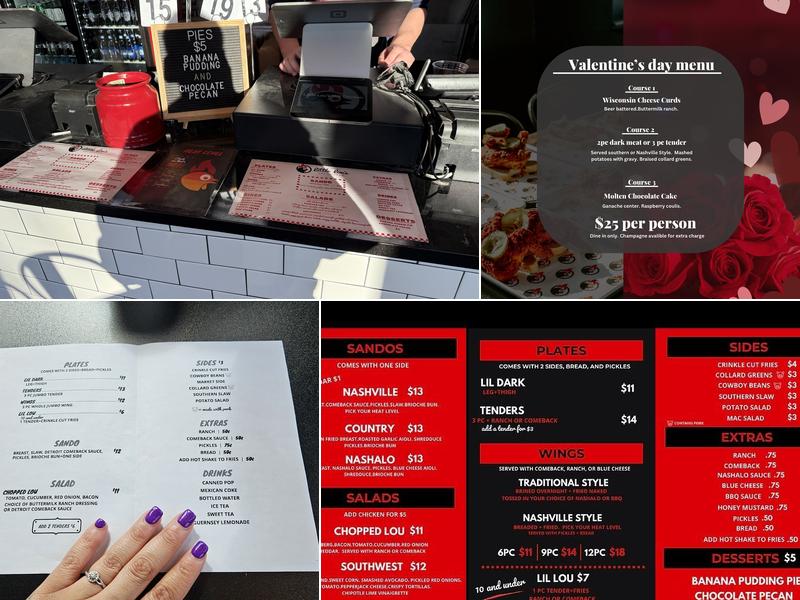 Little Lou's Hot Chicken Menu